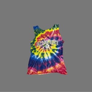 DANTON, BEACH Tie-dye tank top